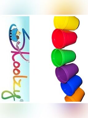 Skoolzy Rainbow Stacking Cups ❤️🧡💛💚💙💜- Set of 6